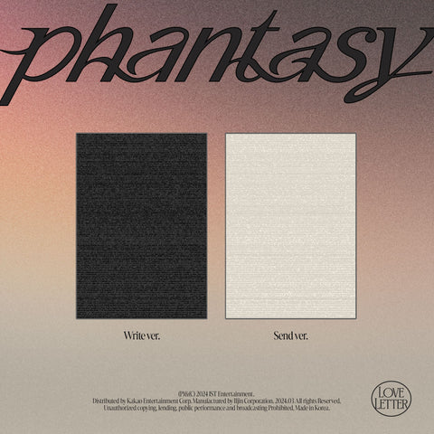 THE BOYZ - 2nd Album - Phantasy: Part 3 - LOVE LETTER