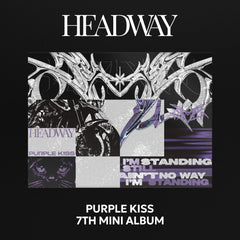 [PRE-ORDER] PURPLE KISS - 7th Mini Album - HEADWAY - Standard