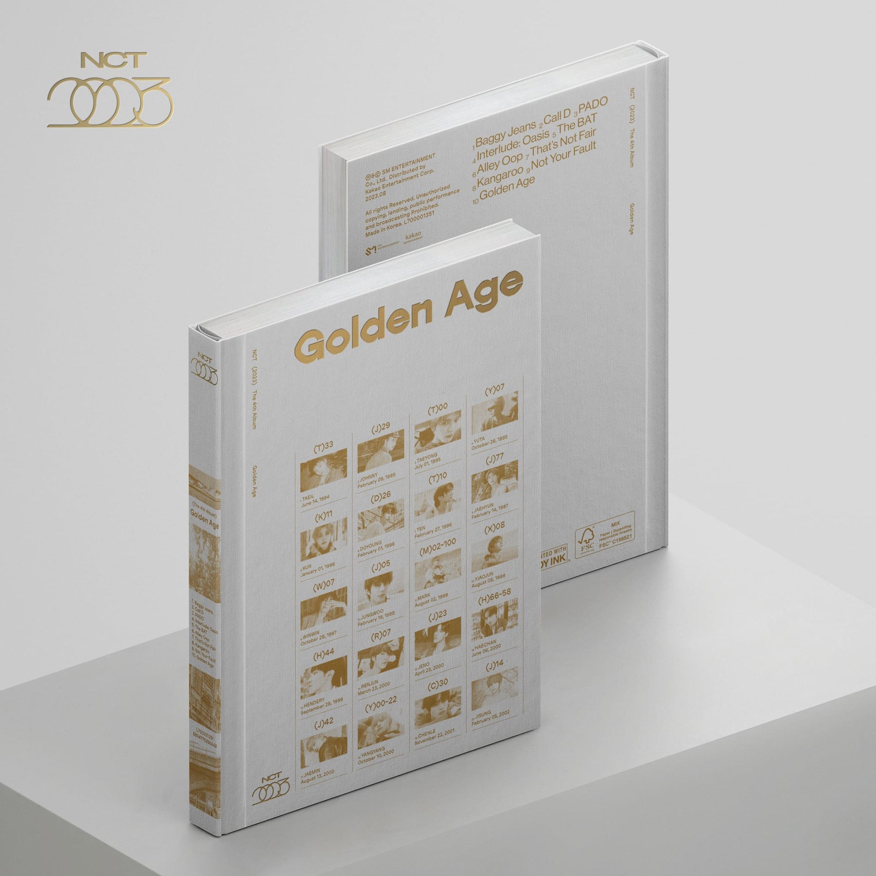NCT - 4th Album - GOLDEN AGE - Archiving Version – SarangHello LLC