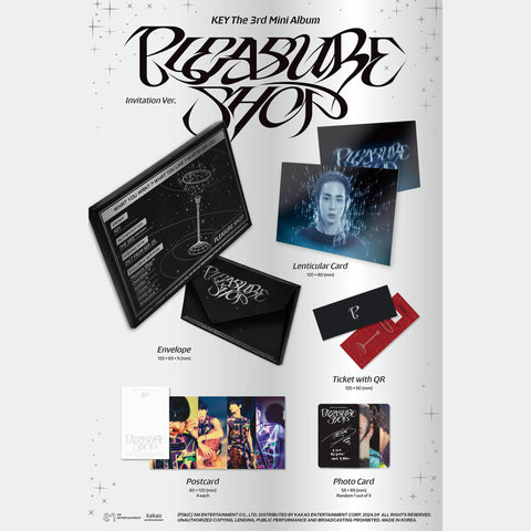 KEY (SHINee) - 3rd Mini Album  - PLEASURE SHOP - Invitation Version