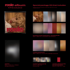 [PRE-ORDER] ROSÉ (BLACKPINK) - 1st Studio Album - rosie - Korea Exclusive