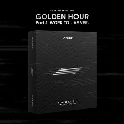 ATEEZ - GOLDEN HOUR : Part.1 - WORK TO LIVE Version + HELLO82 EXCLUSIVE