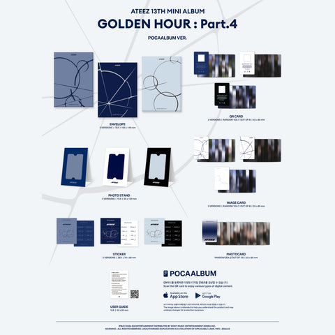 ATEEZ GOLDEN HOUR Part 4 POCA Album Pre-Order + Makestar