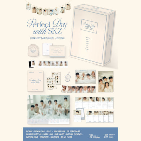 STRAY KIDS - 2024 SEASON'S GREETINGS - Perfect Day with SKZ + Special Photo  Card Set