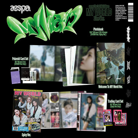 AESPA - 3rd Mini Album - MY WORLD - ZINE Version