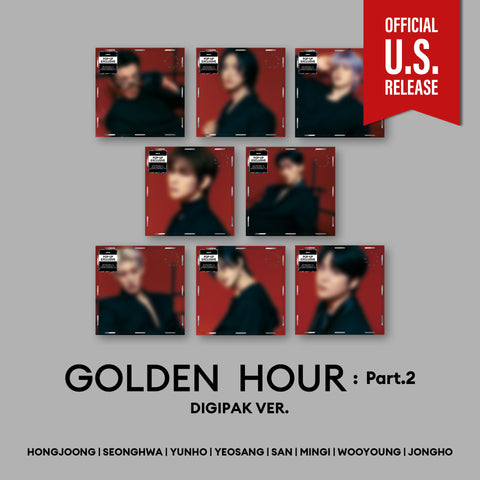 ATEEZ - GOLDEN HOUR: PART 2 - DIGIPACK + HELLO82 EXCLUSIVE