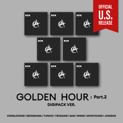 [PRE-ORDER] ATEEZ - GOLDEN HOUR : Part.2 - DIGIPACK + HELLO82 POPUP EXCLUSIVE