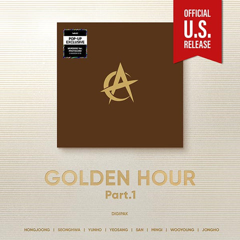 [PRE-ORDER] ATEEZ - GOLDEN HOUR - PART 1 - DIGIPACK + POP UP EXCLUSIVE