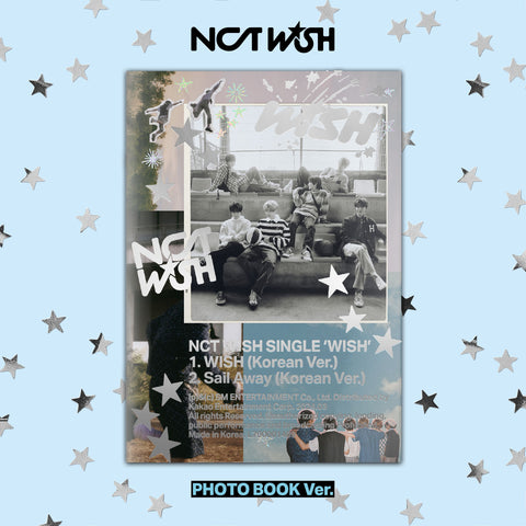 NCT WISH - DEBUT SINGLE - WISH - Photobook Version + SPECIAL PHOTOCARD