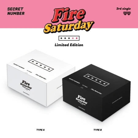 SECRET NUMBER - 3rd Single Album - Fire Saturday - LIMITED VERSION