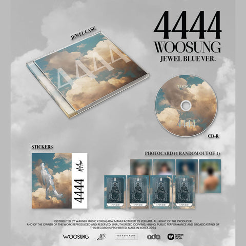 WOOSUNG (THE ROSE) - 4444 - Jewel Case