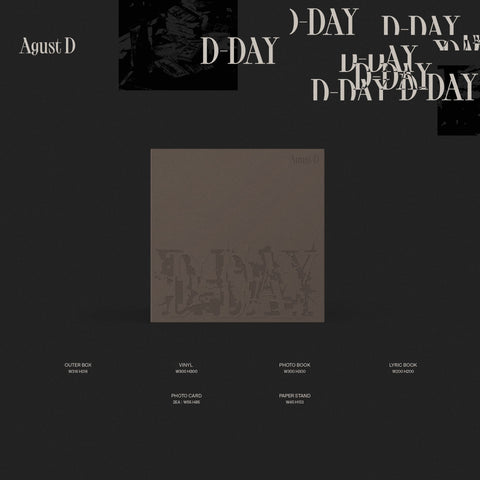 AGUST D - 1st Album - D-DAY - LP Version