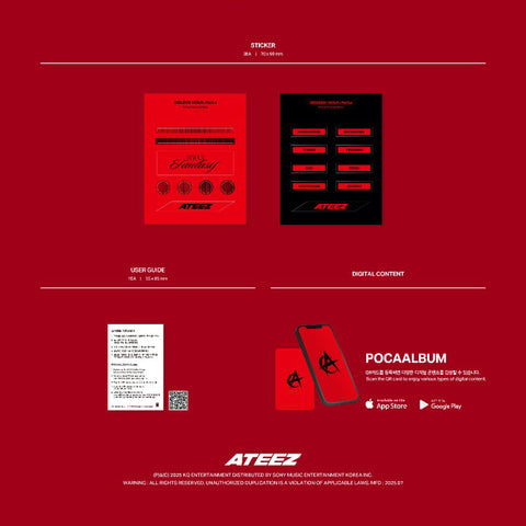 ATEEZ - GOLDEN HOUR: PART 3 - In Your Fantasy Edition - Poca Album