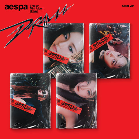 AESPA - 4th Mini Album - DRAMA - US Version + Warner Music Group Photo Card