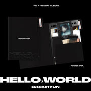 BAEKHYUN (EXO) - 4th Mini Album - HELLO, WORLD - Folder Version