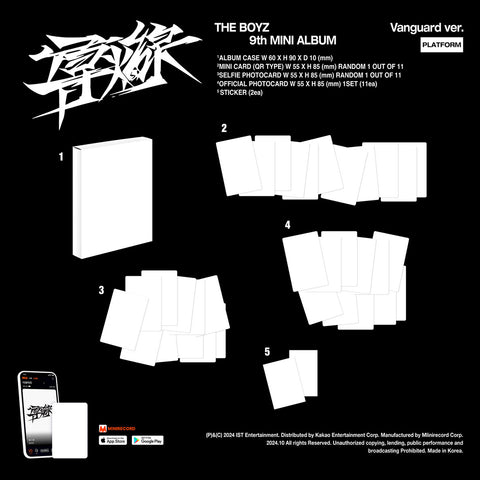 [PRE-ORDER] THE BOYZ - 9th Mini Album - 導火線 (도화선) - Platform Version