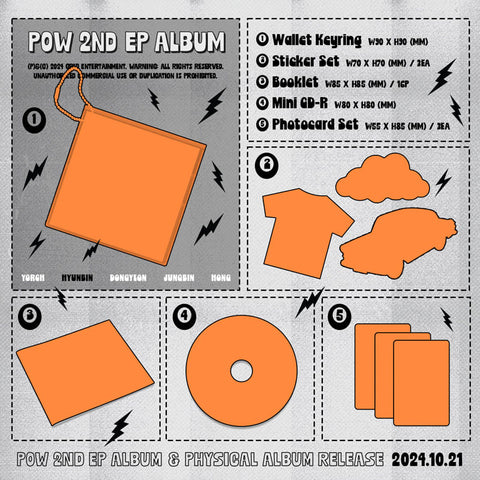 [PRE-ORDER] POW - 2nd EP Album - POW - Random Version