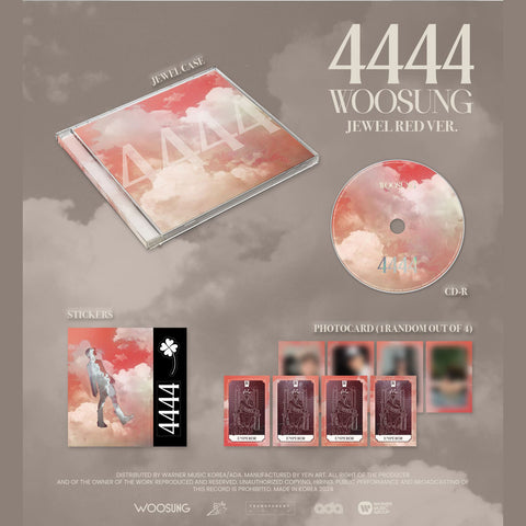 WOOSUNG (THE ROSE) - 4444 - Jewel Case