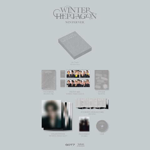 GOT7 - 13th Mini Album - WINTER HEPTAGON