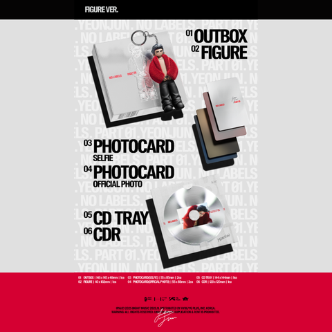 Album YEONJUN (TXT) - NO LABELS: PART 01 SET-UP A (Standard Ver) + Précommande Benefits + Giveaways Exclusifs BolsVos - 7