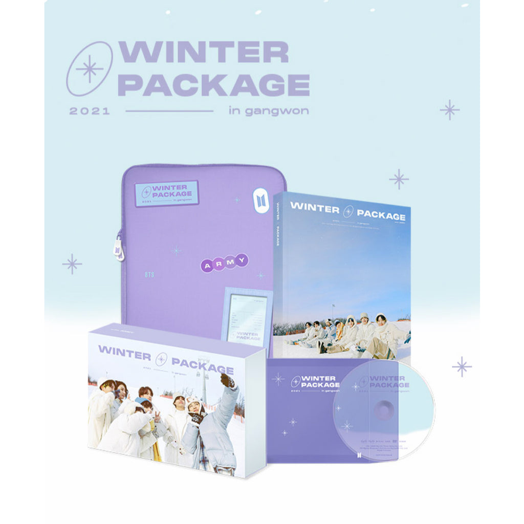 BTS 2021 Winter Package with offers Suga PC and J-Hope Film Strip