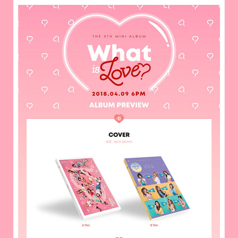 TWICE - 5th Mini Album - What Is Love?