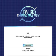 TWICE - BEYOND LIVE: World in A Day - PHOTOBOOK