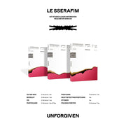 LE SSERAFIM - 1st Studio Album - UNFORGIVEN + WEVERSE BENEFITS