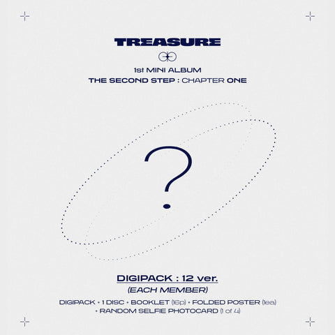 TREASURE - 1st Mini Album - THE SECOND STEP : CHAPTER ONE - DIGIPAK VERSION - RANDOM
