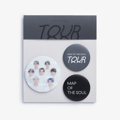 BTS - Official Merchandise - MAP OF THE SOUL TOUR CAN BADGE SET