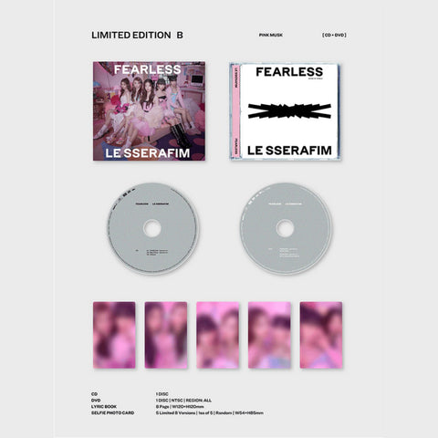 LE SSERAFIM - JAPAN 1st Single - FEARLESS - LIMITED EDITION