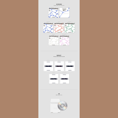 LE SSERAFIM - 2nd Mini Album - ANTIFRAGILE - Jewel Case Version