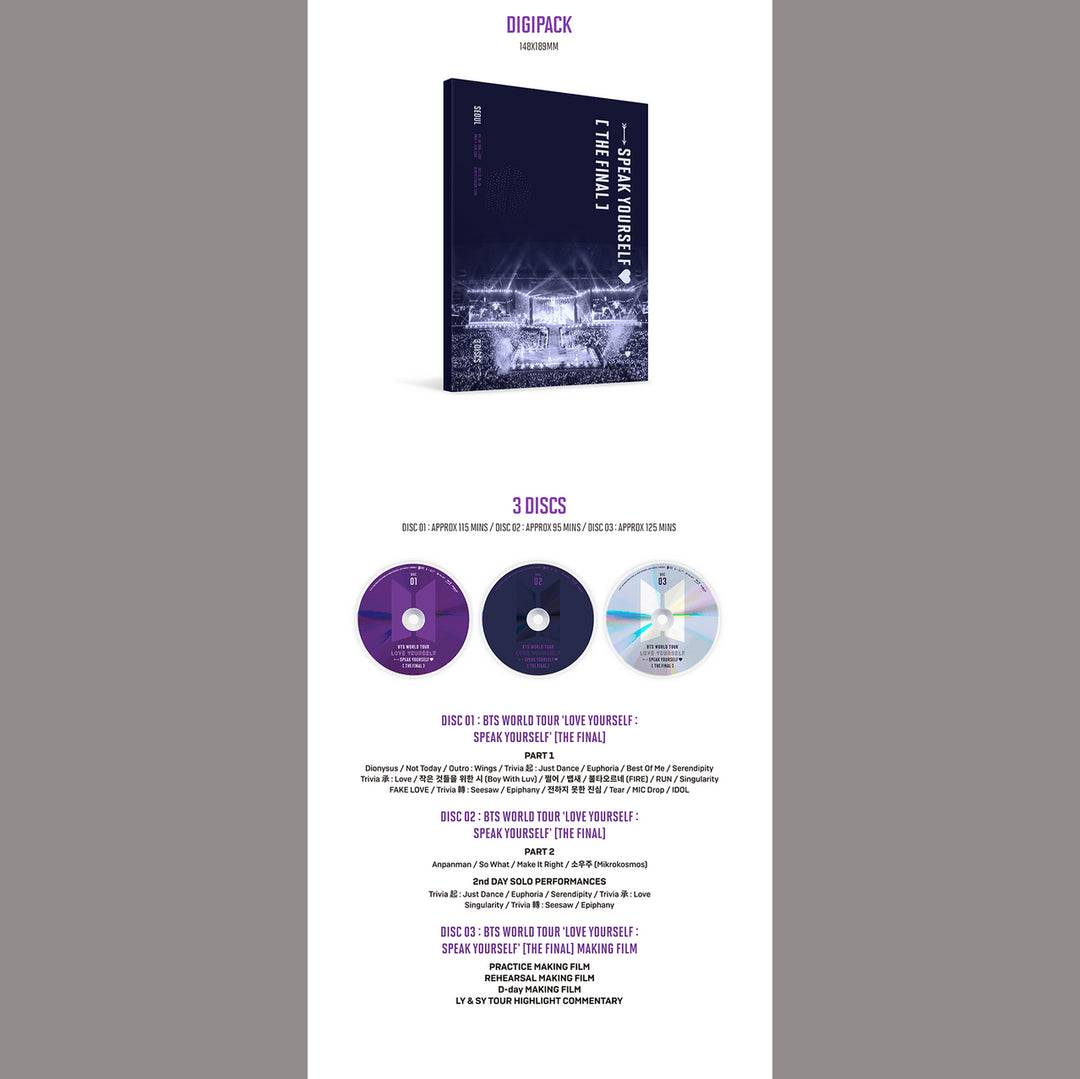 BTS shops Love Yourself New York Blu-Ray