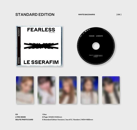 LE SSERAFIM - JAPAN 1st Single - FEARLESS - STANDARD EDITION