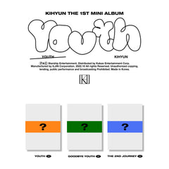 KIHYUN - MONSTA X - 1st Mini Album - YOUTH