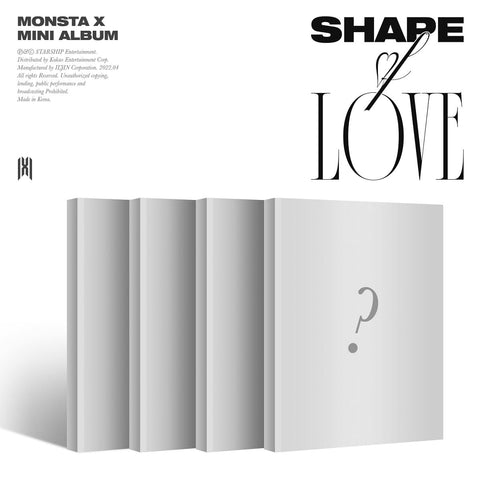 MONSTA X - 11th Mini Album - SHAPE OF LOVE