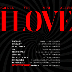 (G)I-DLE - 5th MINI ALBUM - I LOVE