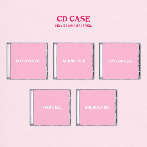 (G)I-DLE - 6th Mini Album - I FEEL - JEWEL CASE