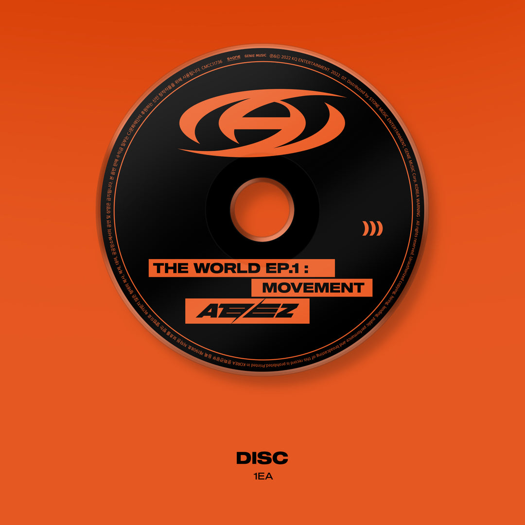 ATEEZ - THE WORLD EP.1 : MOVEMENT - DIGIPAK - INDIE EXCLUSIVE – SarangHello  LLC