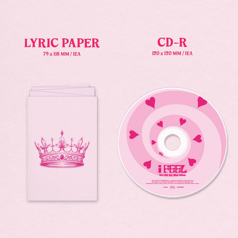 (G)I-DLE - 6th Mini Album - I FEEL - JEWEL CASE