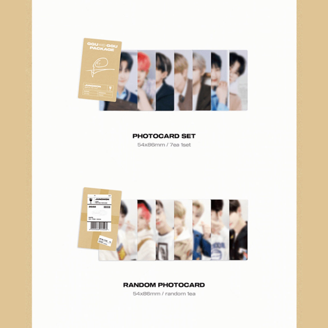 送料0円 ✨ ENHYPEN ggu ggu photocards, ggu package package2022