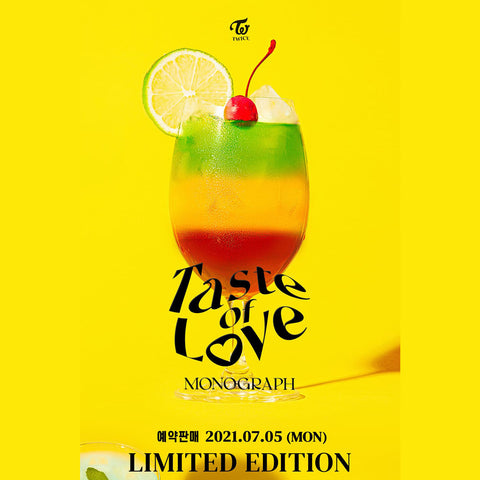 TWICE - MONOGRAPH - TASTE OF LOVE - LIMITED EDITION