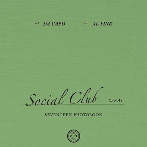 SEVENTEEN - SOCIAL CLUB PHOTO BOOK - CARAT: SET