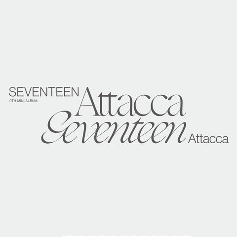 SEVENTEEN - 9th Mini Album - Attacca