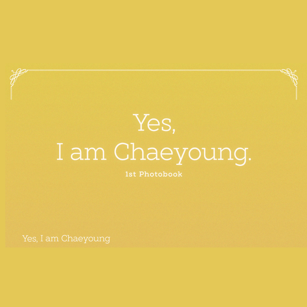 CHAEYOUNG - Yes, I am Chaeyoung - 1st Photo Book – SarangHello LLC