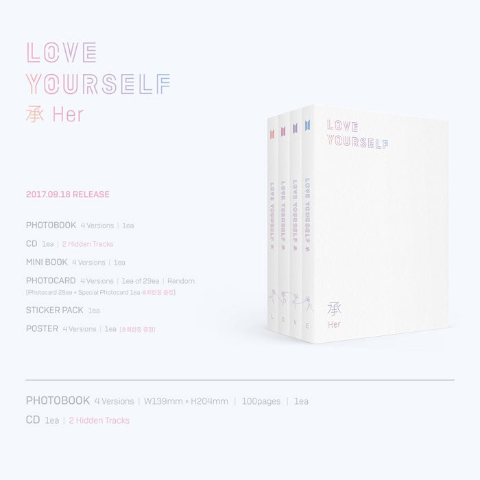 BTS - LOVE YOURSELF 承 'Her' – SarangHello LLC