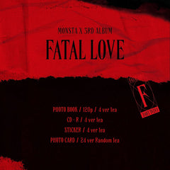 MONSTA X - 3rd Album - FATAL LOVE