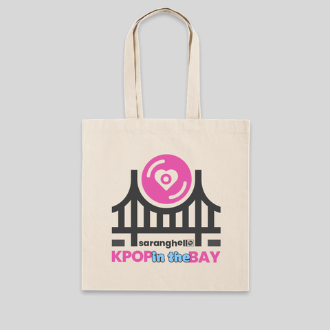 SarangHello - Official 'K-POP In The Bay' Tote Bag - Colored Edition