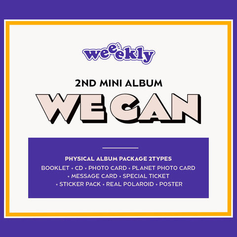 WEEEKLY - 2nd Mini Album - WE CAN