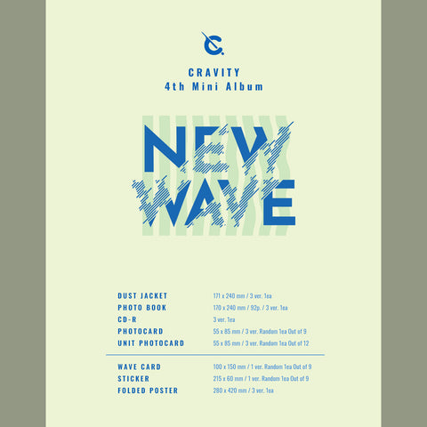 CRAVITY - 4th Mini Album - NEW WAVE